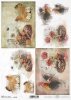 papel de arroz decoupage gallinas, pollos, gallos*Reispapier Decoupage, Hühner, Hähne*рисовая бумага декупаж цыплят, куры, петухи